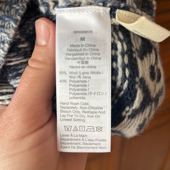 NWT Madewell Forrest Fairisle Sweater - Picture 2 of 4